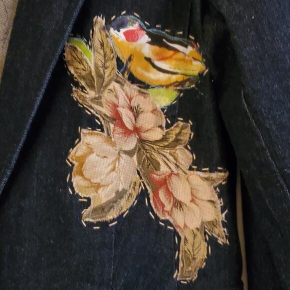 INC International Concept Reworked Restyled Denim Long Jacket‎ Women's XL - Picture 9 of 12